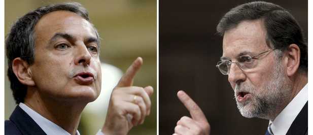 Zapatero derrotó a Rajoy en caluroso debate español