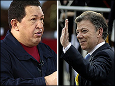 Sosiego para América Latina: Chávez y Santos se reunirán el martes