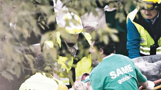 Drama en Buenos Aires: un muerto, once heridos y atrapados al colapsar un gimnasio