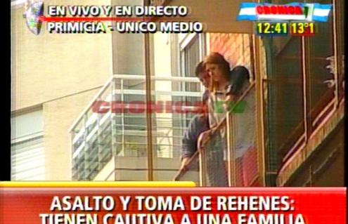 Dramática toma de rehenes en apartamento del elegante barrio Palermo en Buenos Aires