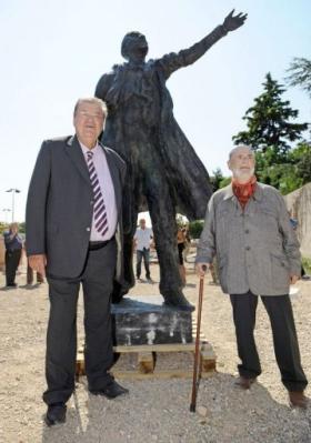 Polémica en Montpellier por las estatuas a cinco grandes hombres del siglo XX