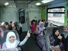 Trenes sólo para mujeres en Yakarta para evitar toqueteos