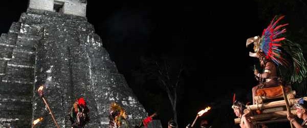 Emblemática ruina maya dañada en Guatemala en las celebraciones del nuevo ciclo