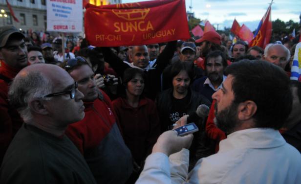 Jueves de paros y reivindicaciones en Uruguay