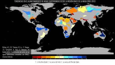 Terrorífic&#1086; mapa de la NASA: la Tierra se está quedando sin agua
