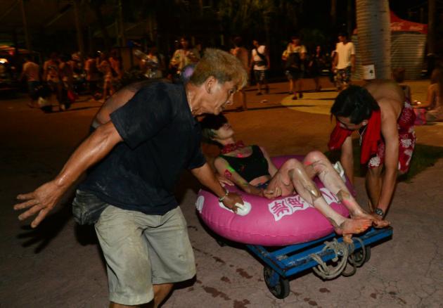 Imponente explosión en parque de atracciones de Taiwán deja más de 200 heridos, 81 graves