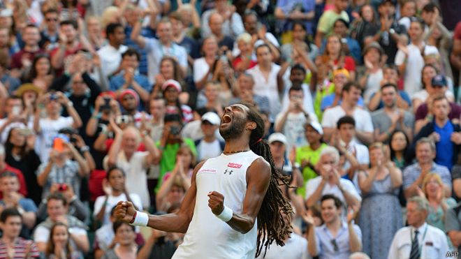 El desconocido tenista rasta que es la sensación de Wimbledon por su victoria sobre Nadal