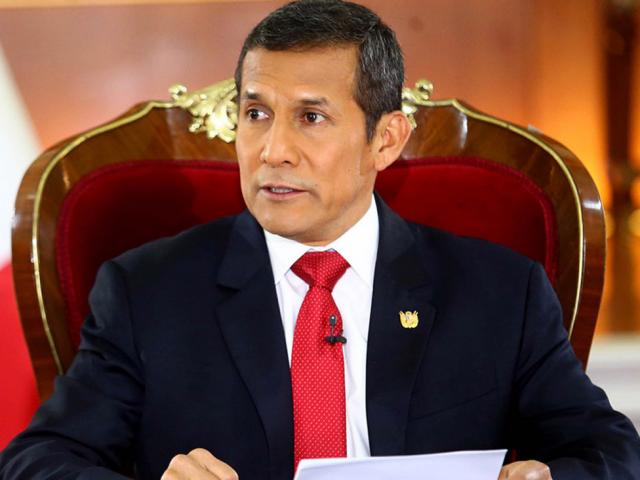 Histórica desaprobación del presidente de Perú Ollanta Humala: 75,1%