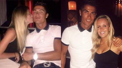 Linda rubia perdió el celular, lo encontró Cristiano Ronaldo, la invitó a cenar y dicen que "sacó la lotería"