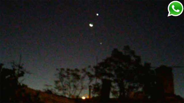 Espectáculo en el cielo de Montevideo: la Luna, Venus, Júpiter y Régulo formaron una cruz
