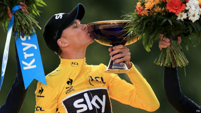 El británico Chris Froome se proclama vencedor del Tour de Francia