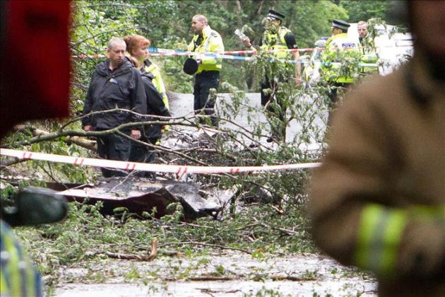 Muere un piloto al estrellarse su avión durante una exhibición aérea en Inglaterra