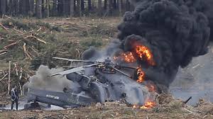 Helicóptero se estrella durante una exhibición en Rusia y muere el piloto
