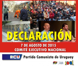 El Partido Comunista de Uruguay habla del paro general y fija su línea política
