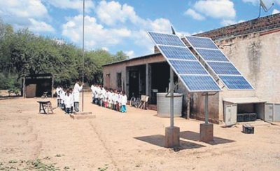 Paneles solares para 72 escuelas del campo en Uruguay