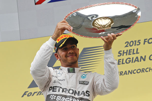 Lewis Hamilton gana el GP de Bélgica y encabeza otro 1-2 de Mercedes