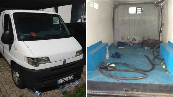 Misteriosa desaparición de un hospital de tres niños sirios rescatados de una furgoneta llena de migrantes en Austria