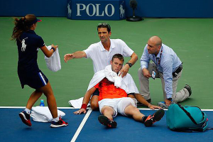 La pesadilla del tenista estadounidense que se desmayó por el calor extremo en el US Open