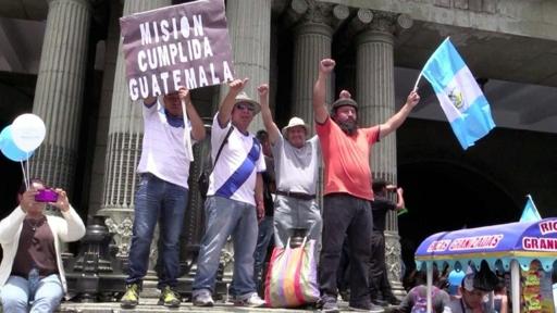 Guatemaltecos hartos de la corrupción eligen nuevo presidente