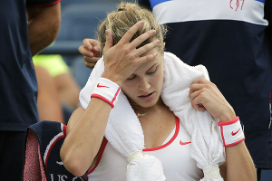 Otro abandono en el US Open: Eugenie Bouchard se retira por conmoción cerebral
