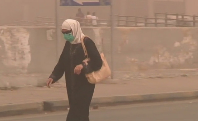 Tormenta de arena causa estragos en todo Oriente Próximo: dos muertos y 700 hospitalizados