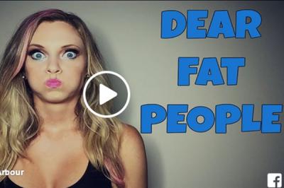 "Querida gente gorda": el video que sacó ronchas en internet