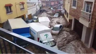 La lluvia torrencial que se lo llevó todo en un pueblo de España