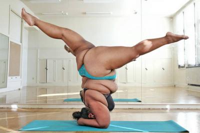 Valeri Sagun, la yogui de talla grande que hace furor en Instagram