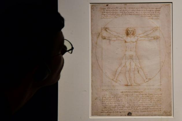 Una uruguaya reconstruye el 'Hombre de Vitruvio' de Da Vinci con ruedas de camión