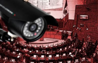 Le roban al Senado de México cámaras para evitar robos
