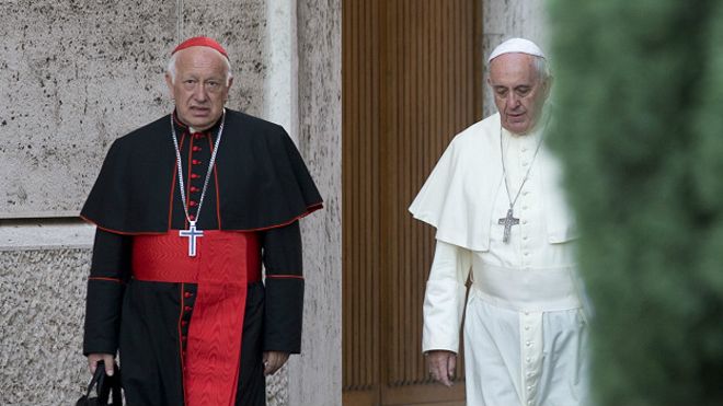 Víctimas de abuso sexual en Chile enfurecidas con el Papa Francisco