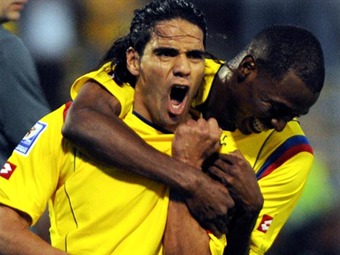 Colombia le ganó 2 a 0 a Perú