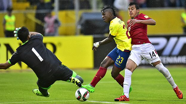 Ecuador venció a Bolivia y Brasil derrotó a Venezuela; Argentina empató