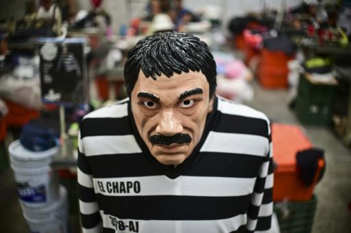 "El Chapo" y Donald Trump, dos villanos estrella para Halloween en México