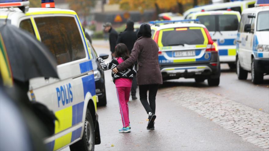 Un muerto y 5 heridos por ataque con sable en Suecia
