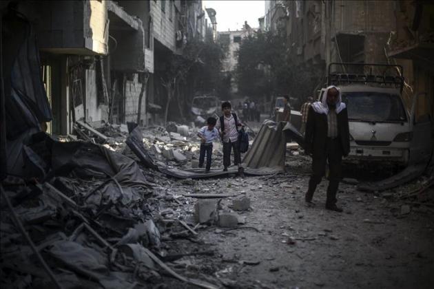 Al menos 3.650 muertos por bombardeos de la coalición internacional en Siria