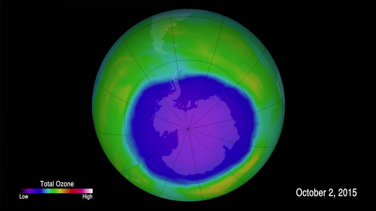Agujero en capa de ozono alcanzó este mes uno de sus mayores tamaños de la historia