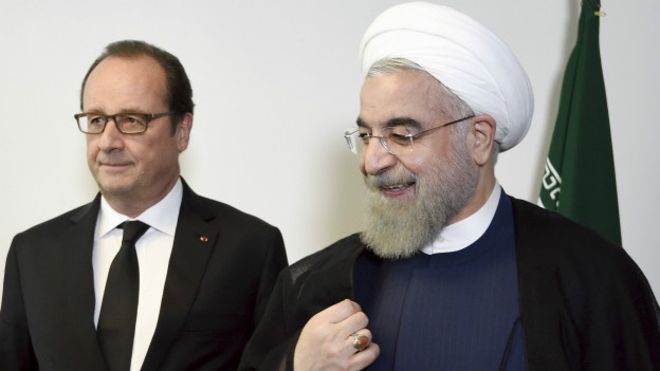 Ni programa nuclear, ni Siria: el vino en la cena es lo que divide a presidentes de Francia e Irán