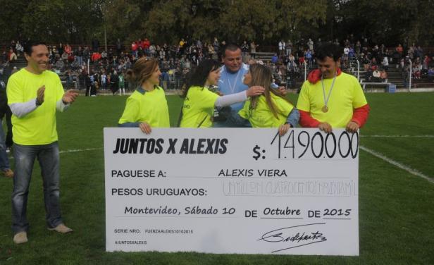 ¿Y esto?: Alexis Viera recibió la mitad del dinero del partido solidario