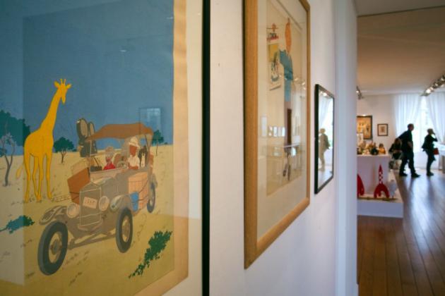 Subastan por 770.600 euros un dibujo de Hergé, autor de Tintín