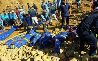 100 muertos en un deslizamiento de tierra en una mina de jade birmana