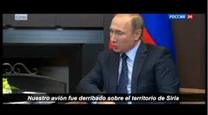 Putin: "Hemos sufrido una puñalada por la espalda llevada a cabo por los cómplices de los terroristas"