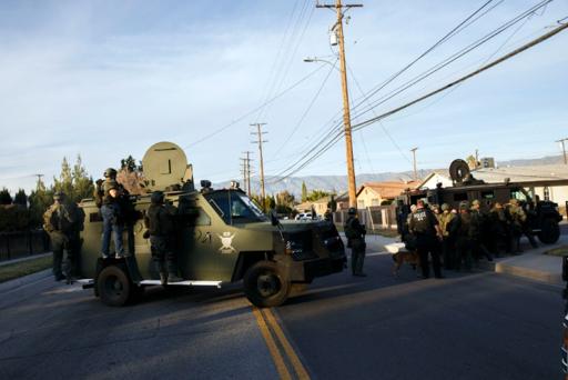 San Bernardino, ciudad del desierto en EEUU transformada en zona de guerra