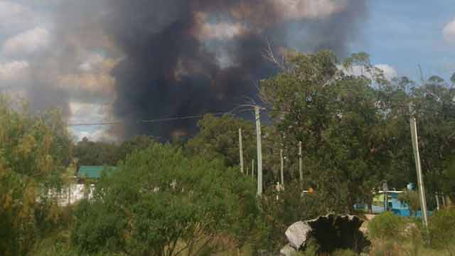 Devastador incendio en balneario Argentino destruye casas