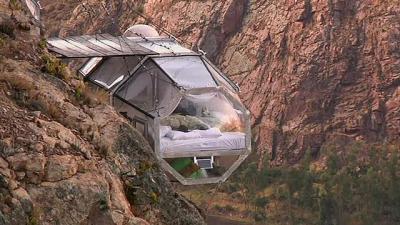 El hotel en Perú donde puedes dormir colgando de un precipicio