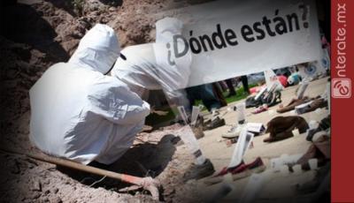 120 personas encargadas de buscar a 26 mil desaparecidos en México