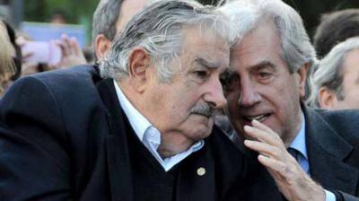 Vázquez y Mujica fumaron la pipa de la paz