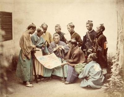Fotos inéditas de los últimos samuráis y sus cortesanas salen a la luz tras 150 años