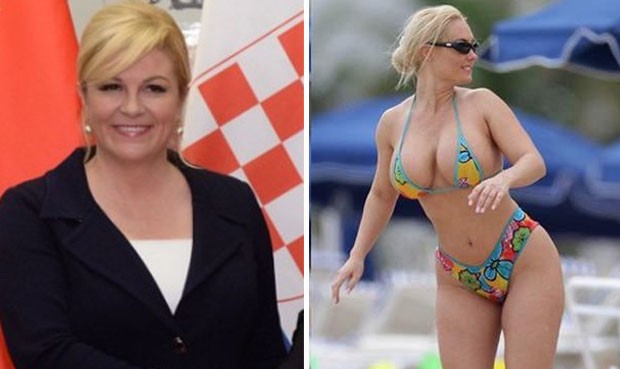La verdadera historia de las falsas fotos de la presidenta de Croacia en bikini