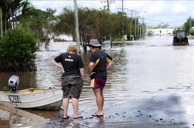 Elevan alerta por cocodrilos por inundaciones en Australia; un muerto y un desaparecido